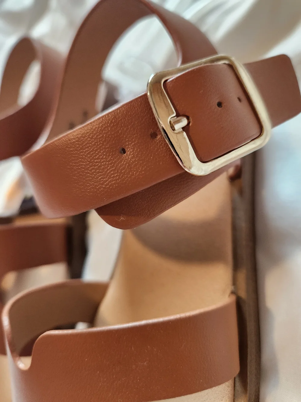 art class Tan Brown Girls' Open-Toe Buckle Sandals